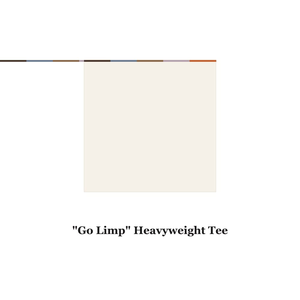 "Go Limp" Heavyweight Tee — ragdoll merch product